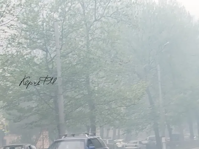 Новости Керчи: В район Войкова в Керчи с моста нагнало туману